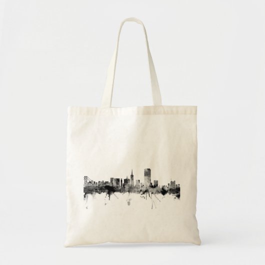San Francisco California Skyline Tote Bag (Voorkant)