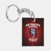 San Francisco California Sleutelhanger (Voorkant Links)