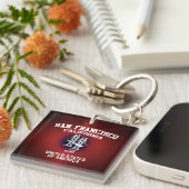 San Francisco California Sleutelhanger (Voorkant Rechts)