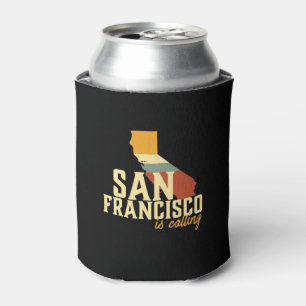 San Francisco California Stadskaart Blikjeskoeler