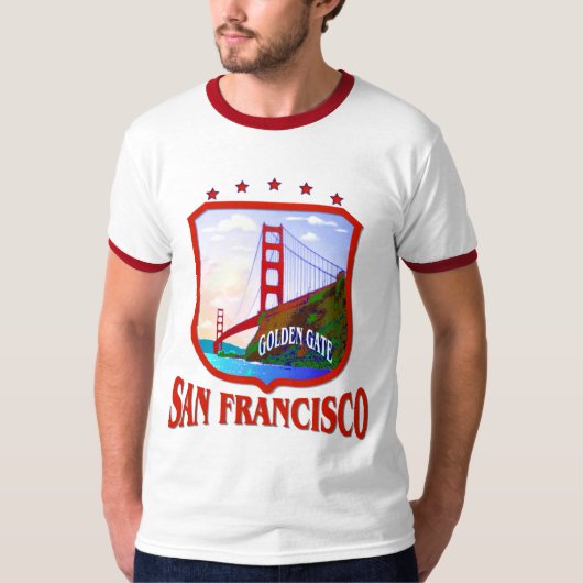 San Francisco California T-shirt (Voorkant)