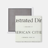 San Francisco California Title Page Magneet (Voorkant / Achterkant)