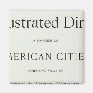 San Francisco California Title Page Magneet