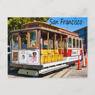 San Francisco California Trolley Car Briefkaart