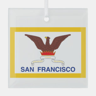 San Francisco California Versiering Glas Ornament