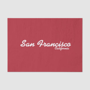 San Francisco, California Weefselpapier Tissuepapier