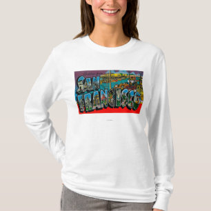 San Francisco, CaliforniaLarge Letter Scenes T-shirt