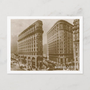 San Francisco, Californië, Bankieren Downtown, 192 Briefkaart