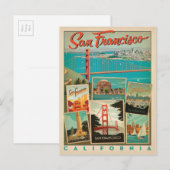 San Francisco, Californië Briefkaart (Voorkant / Achterkant)