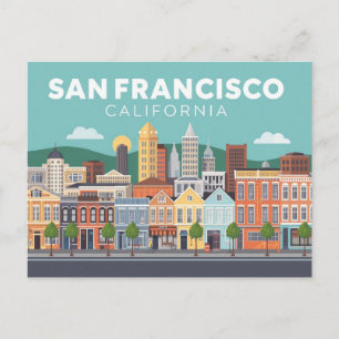 San Francisco Californië Briefkaart