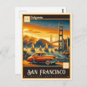 San Francisco, Californië |  Briefkaart (Voorkant / Achterkant)