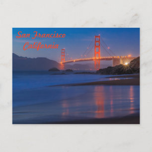 San Francisco Californië Golden Gate Bridge Briefkaart