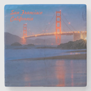 San Francisco Californië Golden Gate Bridge Stenen Onderzetter