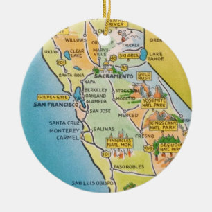 San Francisco Californië  Keramisch Ornament