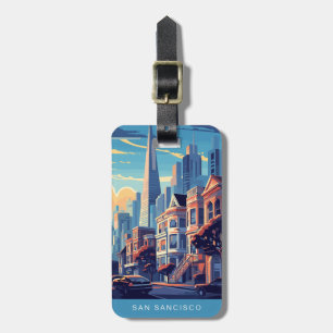 San Francisco Californië Reis Bagage Labels