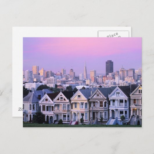 San Francisco, Californië. Uitzicht van het Victor Briefkaart (Voorkant / Achterkant)