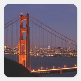 San Francisco, Californië Vierkante Sticker