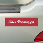 San Francisco, Californische Bumpersticker (Op auto)