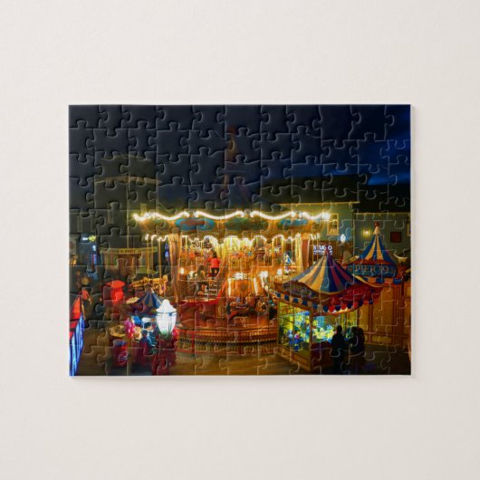 San Francisco Carousel Pier 39 #2 Jigzaag Puzzle Legpuzzel (Horizontaal)