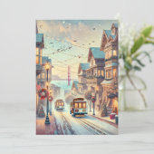 San Francisco, Carte de vacances minimaliste (Debout devant)