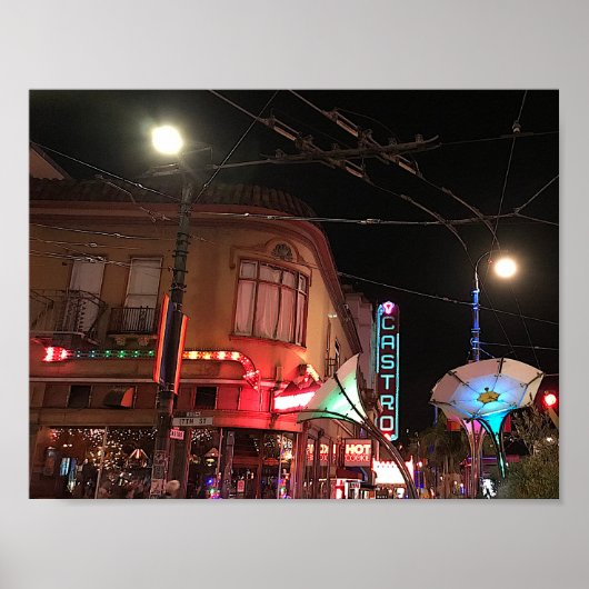 San Francisco Castro Sign #1 Poster (Voorkant)