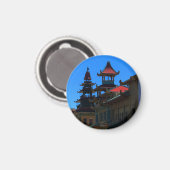 San Francisco Chinatown #10 Round Magnet (Recto/Verso)
