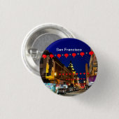 San Francisco Chinatown #11 Button (Voorkant /achterkant)
