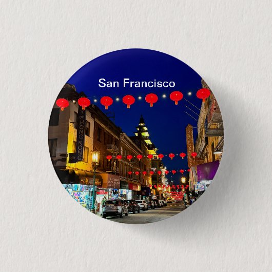 San Francisco Chinatown #11 Button (Voorkant)