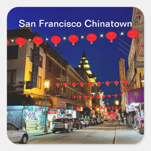 San Francisco Chinatown #11 Sticker (Voorkant)