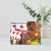 San Francisco Chinatown #5-2 Briefkaart (Staand voorkant)