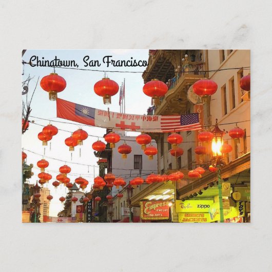 San Francisco Chinatown #5-2 Briefkaart (Voorkant)