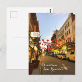 San Francisco Chinatown #5 Briefkaart (Voorkant / Achterkant)