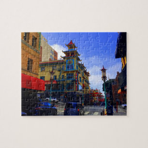 San Francisco Chinatown #8 Jigzaag Puzzle Legpuzzel