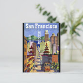 San Francisco Chinatown Briefkaart (Staand voorkant)