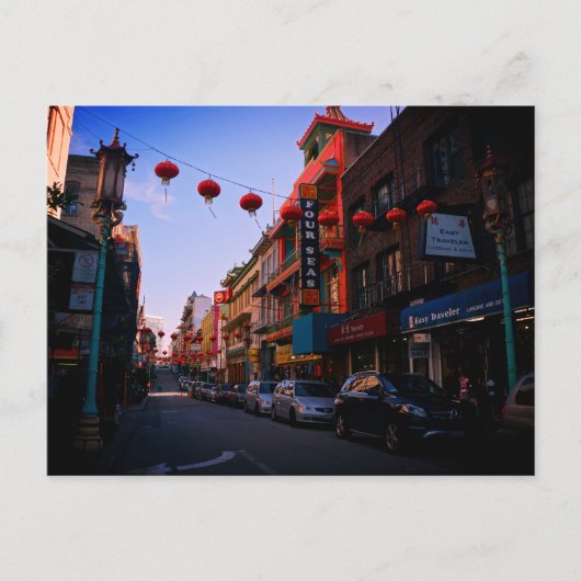 San Francisco Chinatown Briefkaart (Voorkant)