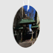 San Francisco Chinatown Gate #3 Ornament (voorkant)