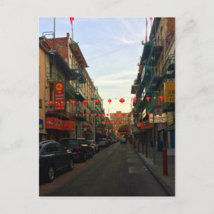 San Francisco Chinatown Lantern #2 Briefkaart