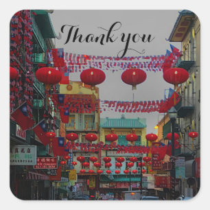 San Francisco Chinatown Lantern #4 Sticker