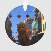 San Francisco Chinatown Lion Dance Ornament (voorkant)