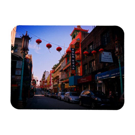 San Francisco Chinatown Photo Magnet Magneet (Horizontaal)