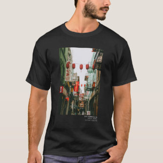 San Francisco Chinatown Streetwear esthetische tre T-shirt