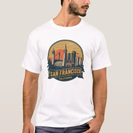 San Francisco City California Verenigde Staten T-shirt