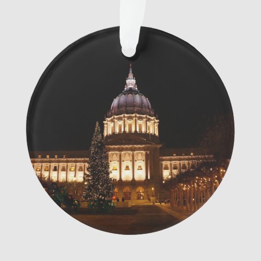 San Francisco City Hall #2 Ornament (voorkant)