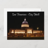 San Francisco City Hall #3 Briefkaart (Voorkant / Achterkant)
