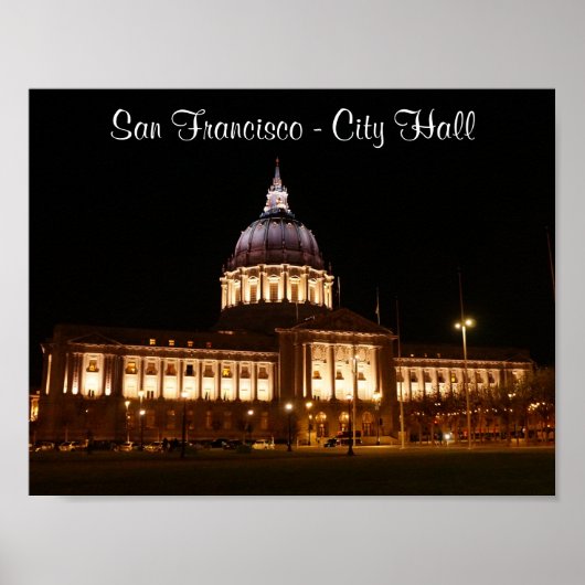 San Francisco City Hall #3 Poster (Voorkant)
