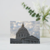 San Francisco City Hall Briefkaart (Staand voorkant)