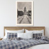 San Francisco City Hall van 8e St. Canvas Afdruk (Insitu (Slaapkamer))