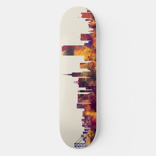 San Francisco City Skyline Skateboard (Voorkant)