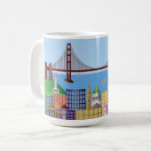 San Francisco Cityscape Mok (Voorkant links)