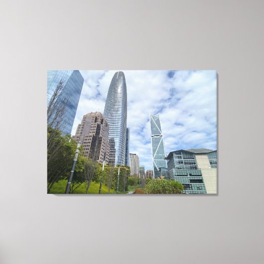 San Francisco Cloud Architecture Canvas Afdruk (Voorkant)